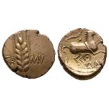 Celtic Iron Age Coins - Catuvellauni - Cunobelin - Gold Wild Stater