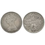 English Milled Coins - Victoria - 1885 - Gothic Florin