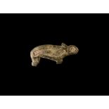 Roman Rabbit Brooch