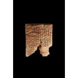 Western Asiatic Late Babylonian Important Court Case Tablet