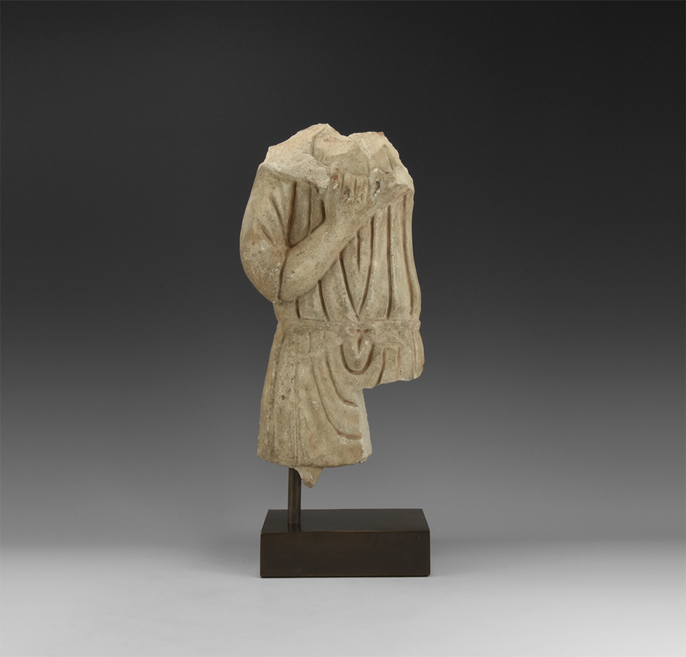 Roman Cornicen Military Torso - Image 2 of 2