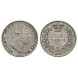 English Milled Coins - William IV - 1831 - Sixpence