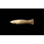Stone Age Danish Knapped Handled Knife