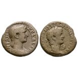 Ancient Roman Imperial Coins - Claudius and Antonia - Alexandria - Double Portrait Tetradrachm