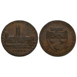 English Tokens - 18th Century - Kent - Canterbury - 1794 - Token Halfpenny