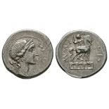 Ancient Roman Republican Coins - Man Aemilius Lepidus - Triumphal Arch Denarius
