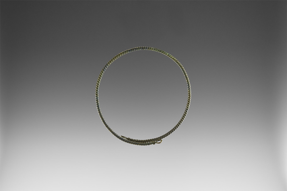 Viking Twisted Torc with Loop Terminals