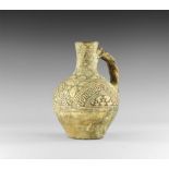 Western Asiatic Bichrome Jug with Plaited Handle