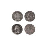 English Milled Coins - George II - 1746 LIMA and 1757 - Sixpences [2]