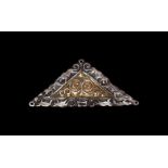 Saxon Chip-Carved Triangular Belt Plate