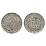 English Milled Coins - Victoria - 1843 - Three Halfpence