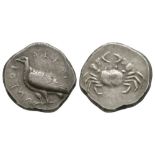 Ancient Greek Coins - Akragas - Crab Didrachm