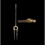 Western Asiatic Sassanian Decorated Fork