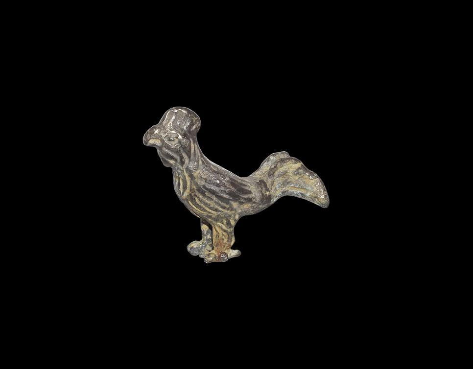 Roman Cockerel Statuette