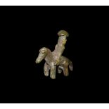 Iron Age British Celtic Warrior Horseman Figurine