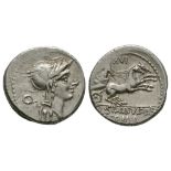 Ancient Roman Republican Coins - D. Silanus L. f. - Victory in Biga Denarius