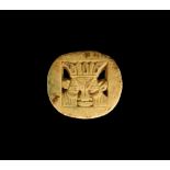 Egyptian Bes Plaque Amulet