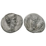 Ancient Roman Imperial Coins - Augustus - Pax Plated Denarius