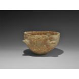 Western Asiatic Trans-Jordan Four-Handled Bowl