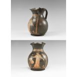 Greek Red-Figure Oinochoe