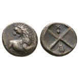 Ancient Greek Coins - Thracian Chersonesos - Lion Hemidrachm