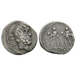 Ancient Roman Republican Coins - L. Titurius L. f. Sabinus - Sabine Women Denarius