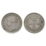 English Milled Coins - Victoria - 1861 - Maundy Penny