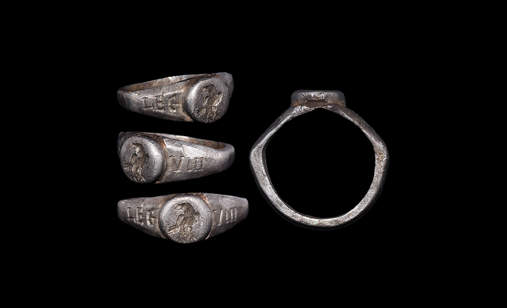 Roman Military Ring with Eagle