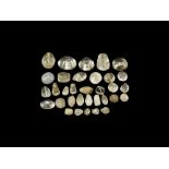 Western Asiatic Rock Crystal Bead Group