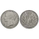 English Milled Coins - Victoria - 1845 VIII - Crown