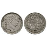 English Milled Coins - George III - 1817 - Sixpence