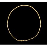 Iron Age Celtic Gold Torc