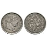 English Milled Coins - George III - 1819 over 1818 - Shilling