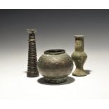 Western Asiatic Luristan Kohl Pot and Incense Burner Group