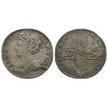 English Milled Coins - Anne - 1711 - Shilling