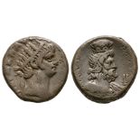 Ancient Roman Imperial Coins - Nero - Alexandria - Serapis Tetradrachm