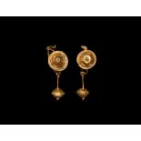 Roman Gold Earrings