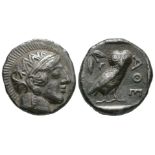 Ancient Greek Coins - Syria - Imitatative Athens Owl Tetradrachm