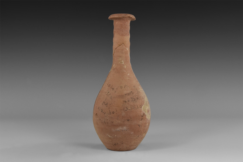 Roman Vase with Inscription