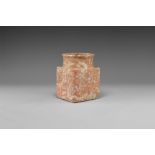 Western Asiatic Bactrian Square Jar