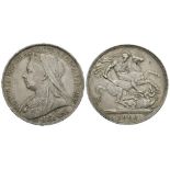 English Milled Coins - Victoria - 1900 LXIV - Crown