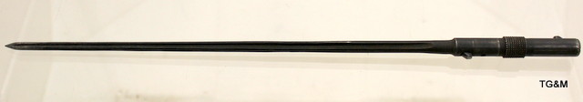 A French Model 1936 MAS Rod Bayonet with cruciform blade 15 inches overall