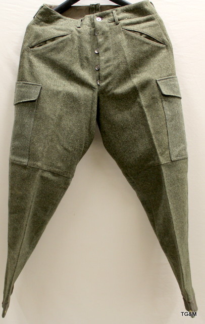 A WW2 1942 dated Swedish Army jacket & trousers - Image 7 of 9