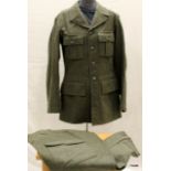 A WW2 1942 dated Swedish Army jacket & trousers