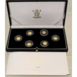 Miniature gold coins of Ancient World proof 24ct gold with certificate