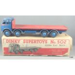 A boxed Dinky Supertoys No 502 Foden Flat truck