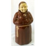 An early Cortendorf (Pre Goebel) World War II Monks decanter 26cm tall