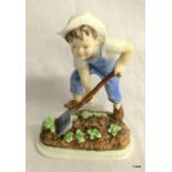 A Royal Worcester Figure "Saturdays Child" By Dorothy Doughty 17cm High