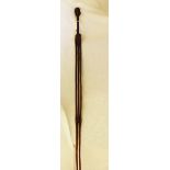 An unusual ethnic ceremonial Sceptre carved from a single piece of wood to represent a native man 61