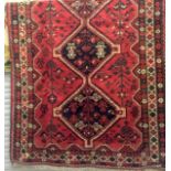 A Iranian Carpet Red/Blue/Cream 191 x 293 cm